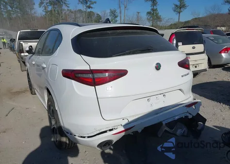 2021 Alfa Romeo Stelvio Ti Sport Awd from USA, damaged, VIN ZASPAKBN6M7D01084